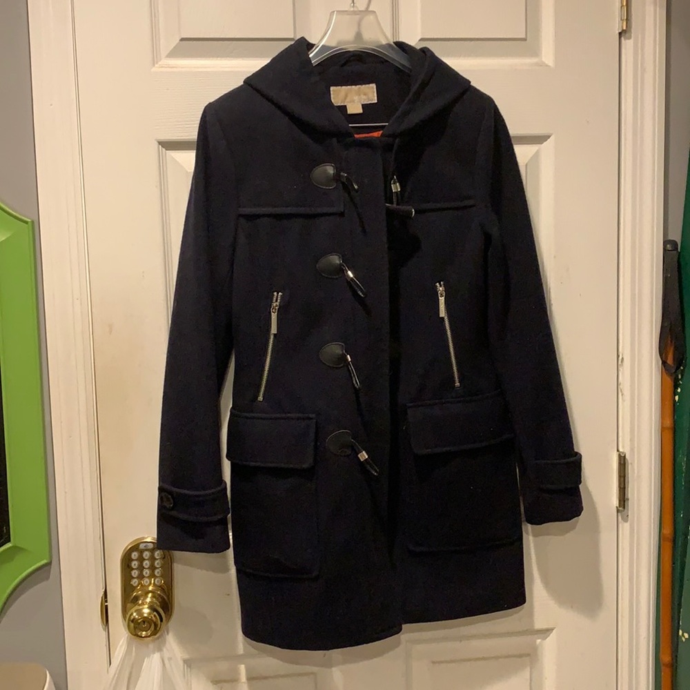 Michael Kors navy pea coat